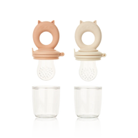 Lot de 2 tétines alimentaires Miranda Tuscany rose/ apple blossom - LIEWOOD lw17918tuscany 5715493132231