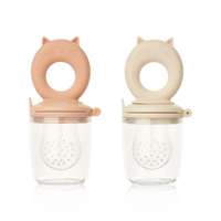 Lot de 2 tétines alimentaires Miranda Tuscany rose/ apple blossom - LIEWOOD lw17918tuscany 5715493132231