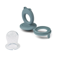 Lot de 2 tétines alimentaires Miranda whale blue/ dove blue - LIEWOOD lw18221whale 5715493134785