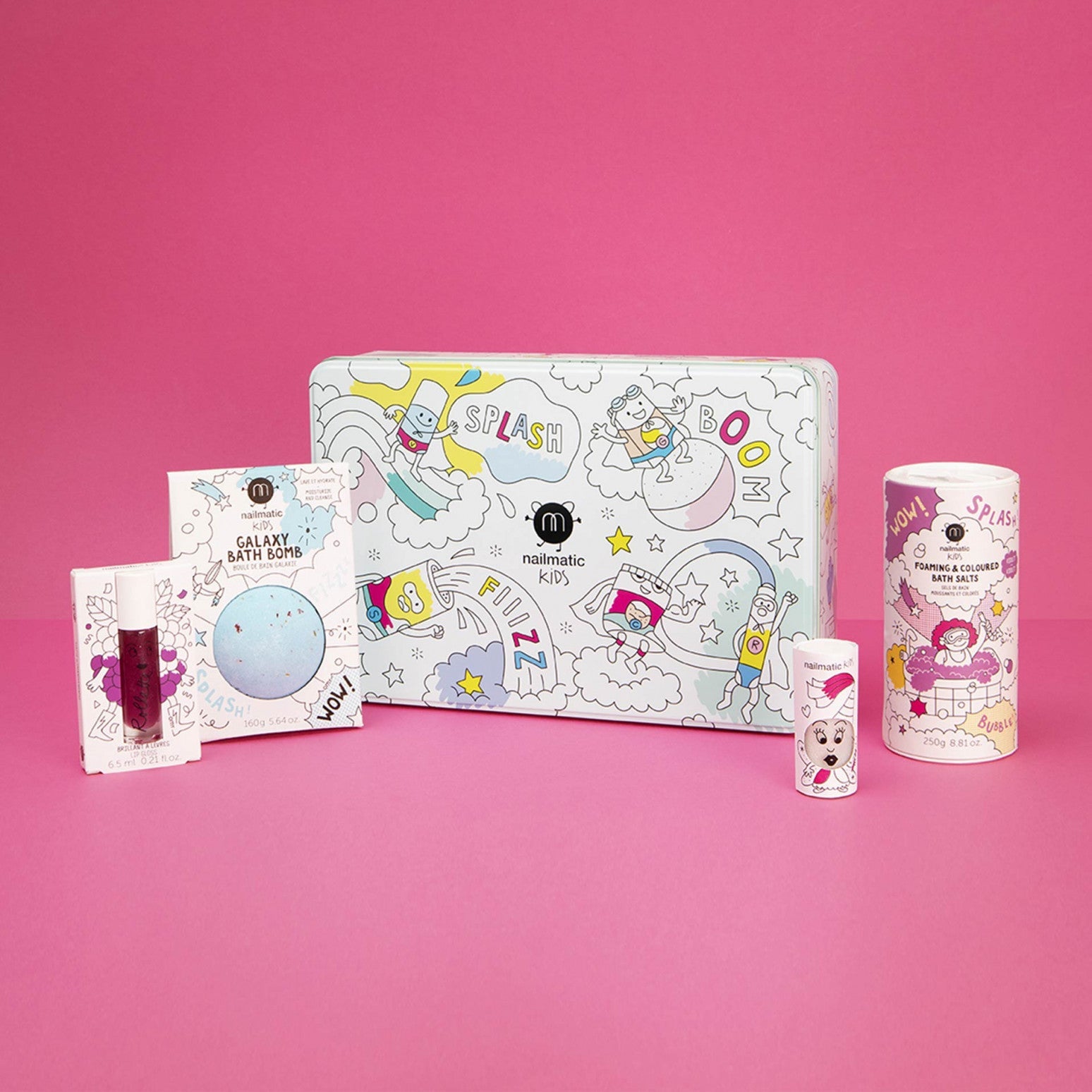 Magic box coffret en metal bleu- Nailmatic 413magicbox 3760229898846