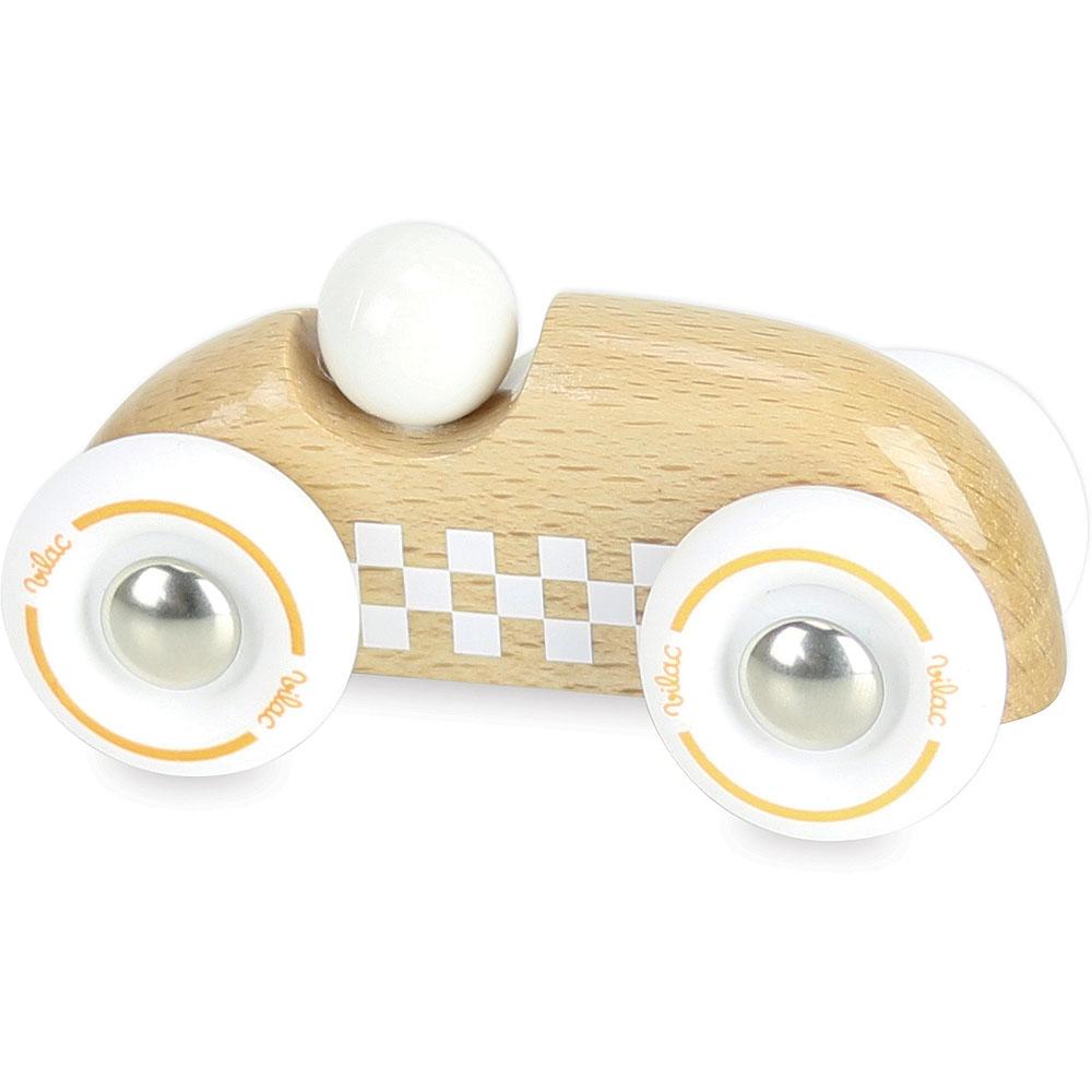 Mini rallye checkers bois naturel - vilac 2282S 3048700228277