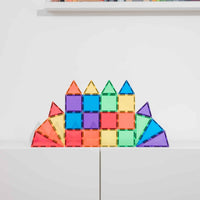 Pack mini 24 pièces rainbow tuiles magnetiques - CONNETIX CON-EU-24 850036293231