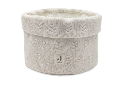 Panier de rangement Grain knit Oatmeal - jollein 580-001-67047 8717329377684