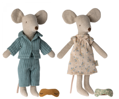 Papa et maman souris dans une boite de cigare - MAILEG 17-3302-00 5707304129691