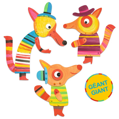 Peinture pour les petits La famille renard - Djeco DJ09897 3070900098978