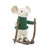 peluche souris merry mouse skiing - JELLYCAT mer3s 670983137637