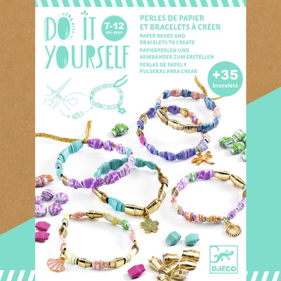 Perle en papier DIY chics er dorés - Djeco dj07972 3070900079724