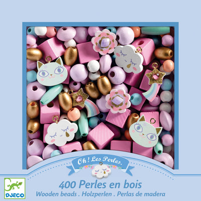 Perles en bois Arc en ciel - DJECO dj09823 3070900098237