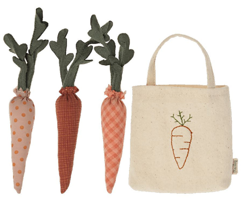 petit sac avec carottes en coton - MAILEG 11-2402-00 5707304119104