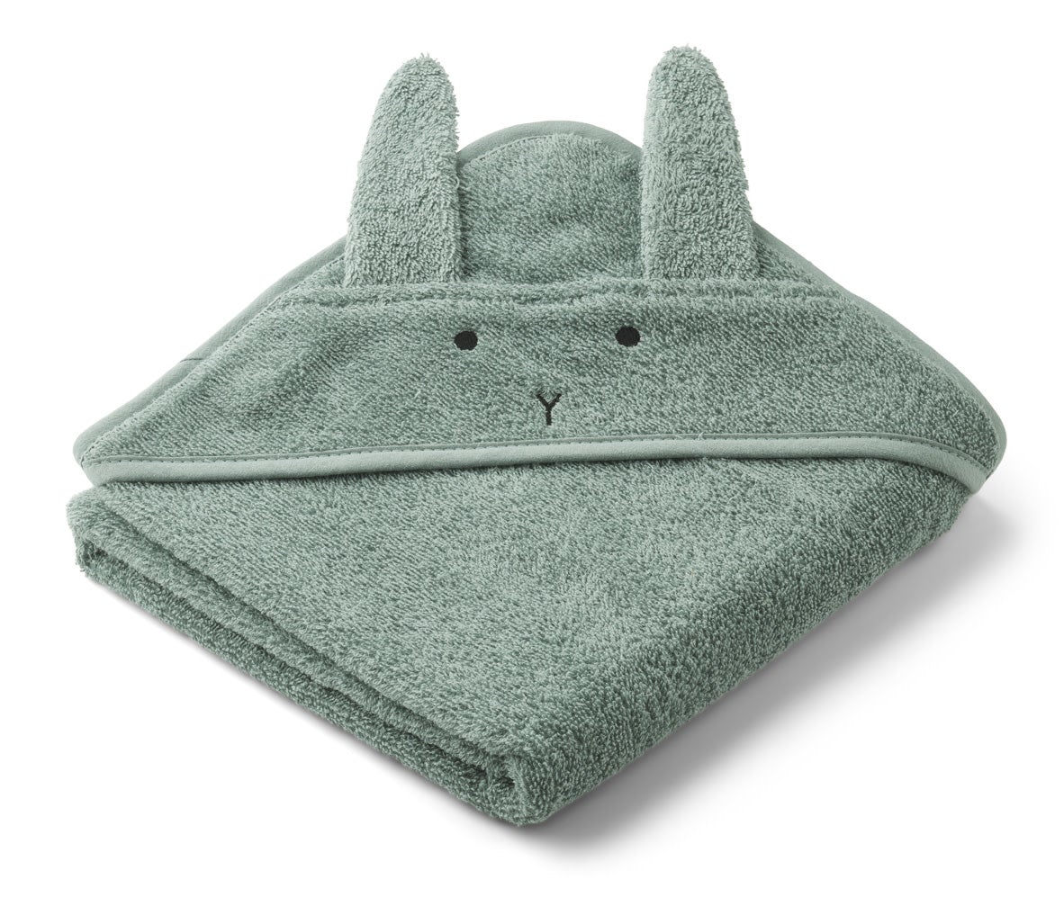 Petite cape de bain Albert Rabbit Peppermint - LIEWOOD LW12564 5713370215237