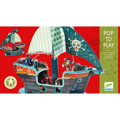 Pop To Play bateau pirate 3D - Djeco DJ07709 3070900077096