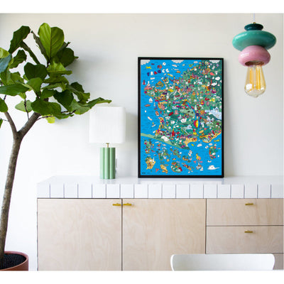 Poster à sticker France - Omy POSTIK09