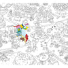 Poster géant à colorier Animal City - Omy pos77