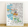 Poster géant à colorier Marseille - Omy POS20