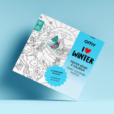 Poster geant I love winter - Omy pos84