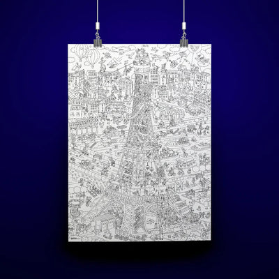 Poster geant tour eiffel - Omy pos81