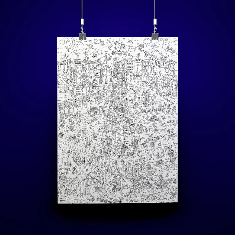 Poster geant tour eiffel - Omy pos81 