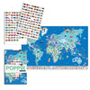 Poster pédagogique flags of the world! (1 m x 68 cm)- poppik dis001 3760262412238