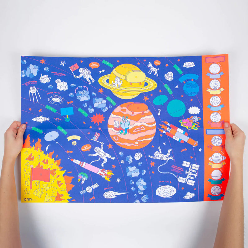poster school solar system - Omy poschool02 
