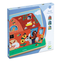 Puzzle 3 niveau chez moo- DJECO DJ01482 3070900014824