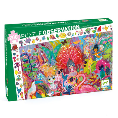 puzzle découverte carnaval de rio - DJECO DJ07452