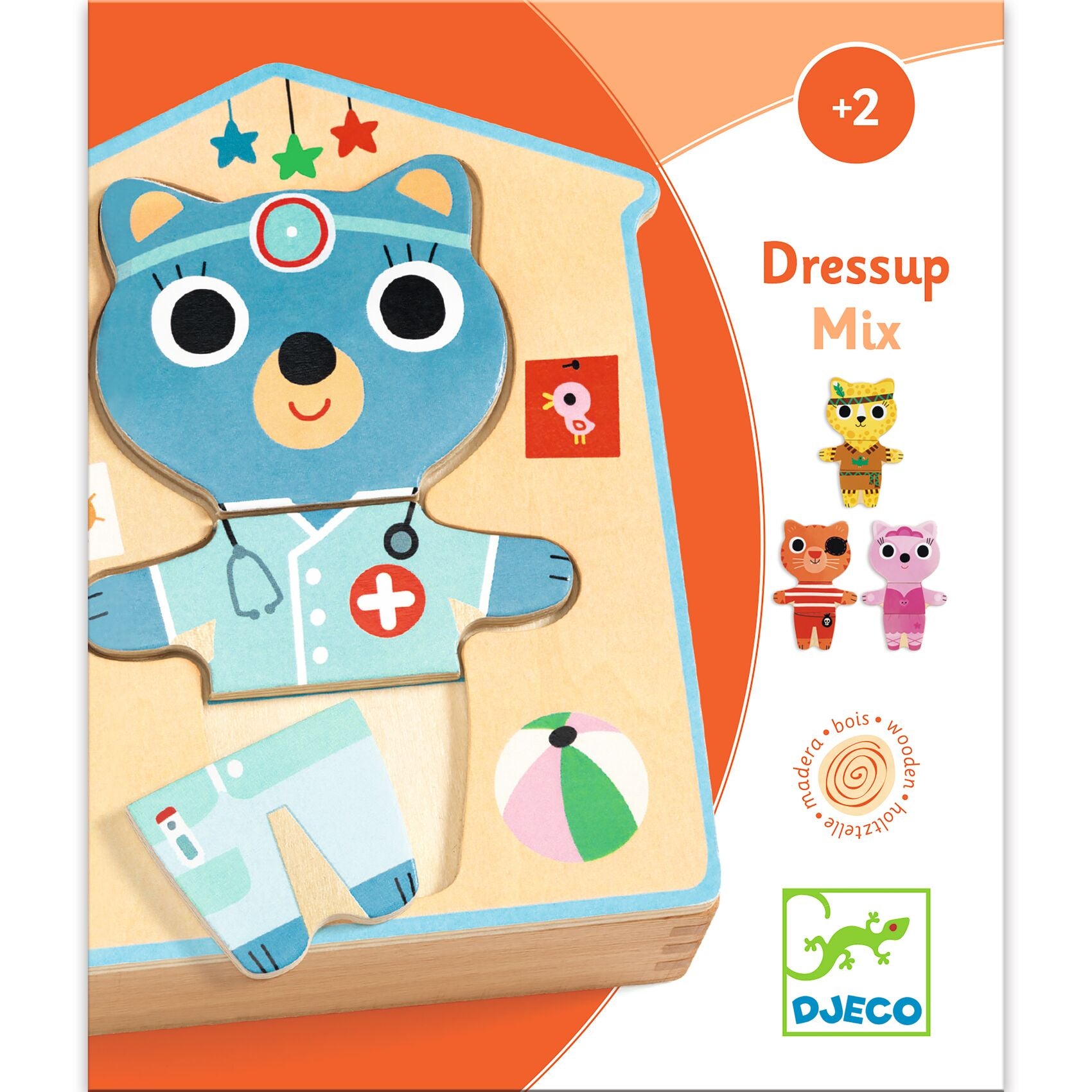 puzzle Dressup Mix - DJECO DJ01678 3070900016781