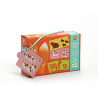 puzzle duo bébés animaux - DJECO dj08197