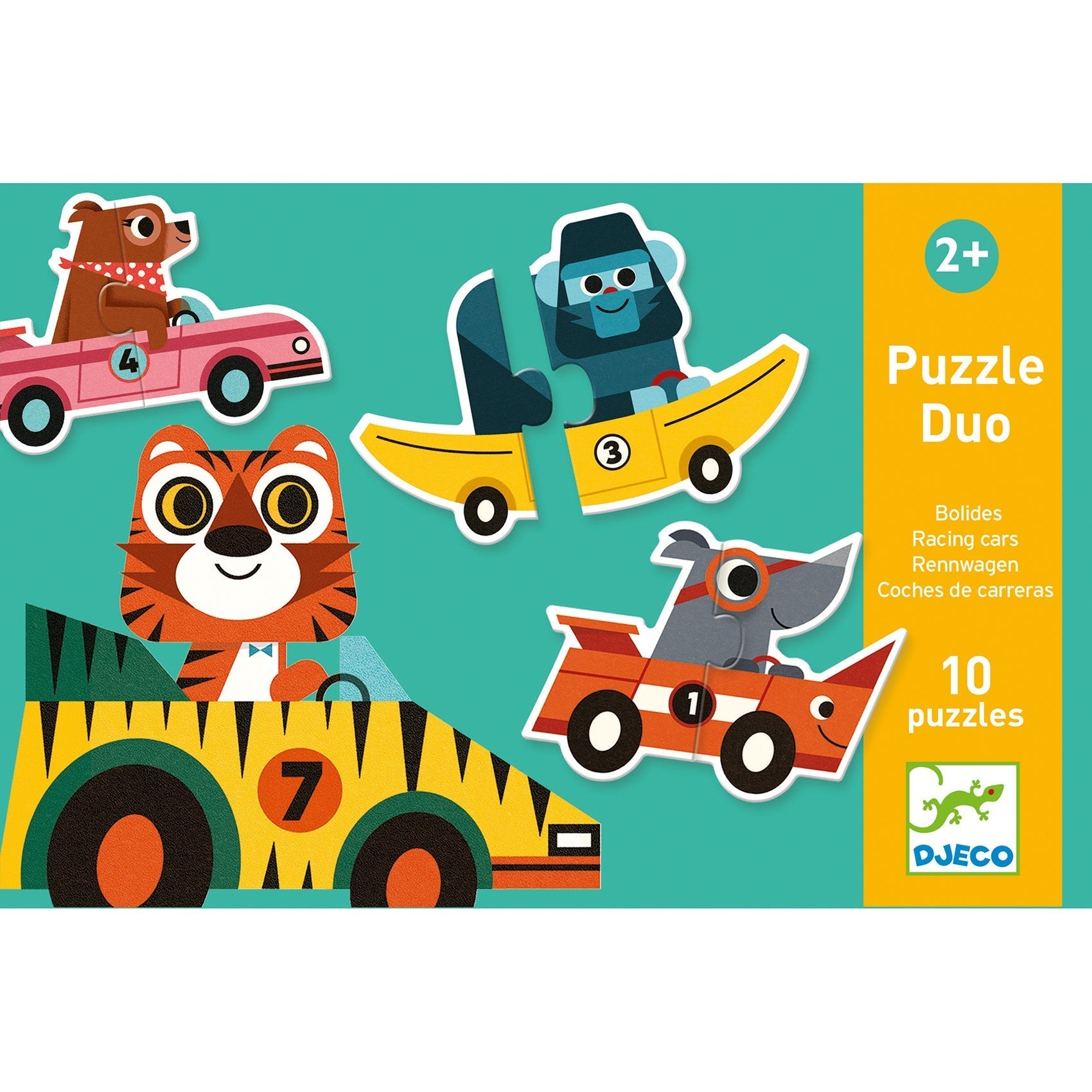 Puzzle duo bolides - DJECO DJ08148 