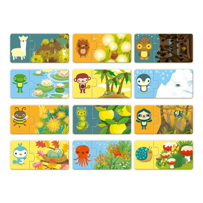 Puzzle duo Cache Cache - DJECO DJ08156 3070900081567