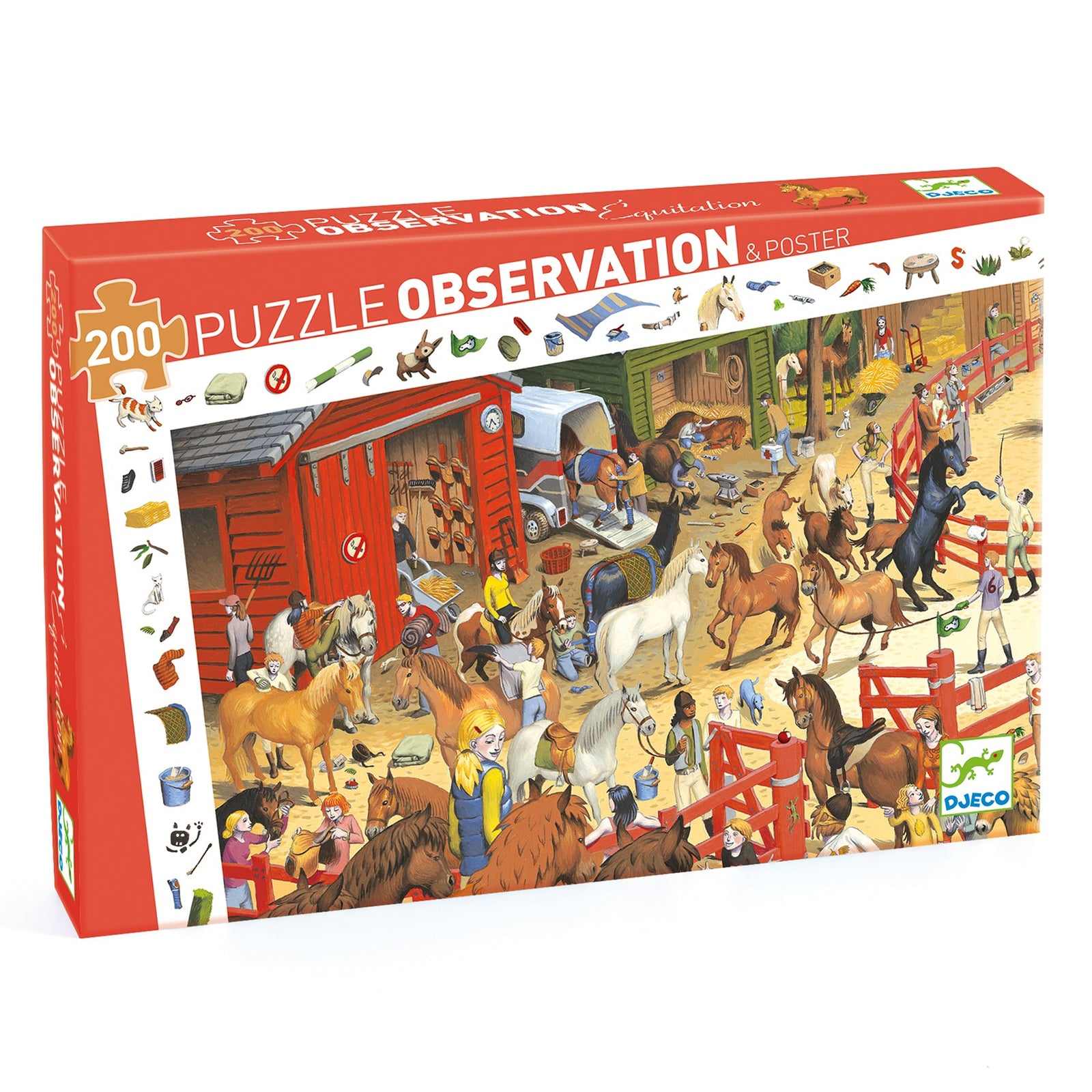 Puzzle observation equitation - DJECO dj07454 3070900074545