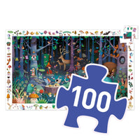 PUZZLE OBSERVATION - LA FORÊT ENCHANTÉE - DJECO dj07504 3070900075047