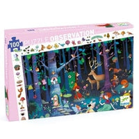 PUZZLE OBSERVATION - LA FORÊT ENCHANTÉE - DJECO dj07504 3070900075047
