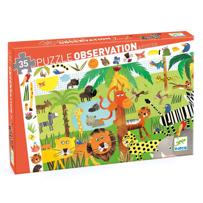 Puzzle observation La jungle - DJECO DJ07590 3070900075900