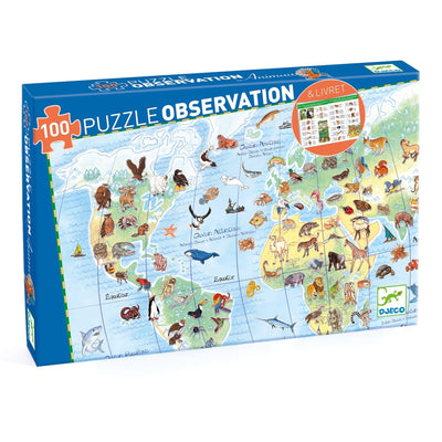 Puzzle observation Les animaux du monde - DJECO DJ07420 3070900074200