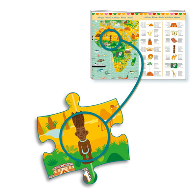 Puzzle observation Tour du monde - DJECO DJ07412 3070900074125