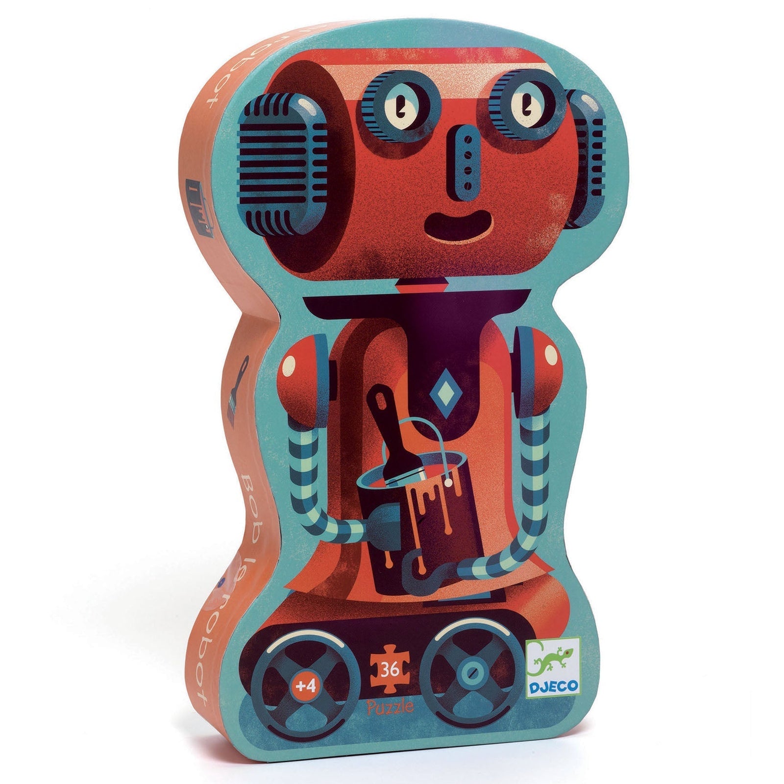 puzzle silhouette Bob le robot - DJECO DJ07239 