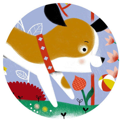 puzzle silhouette firmin petit chien - DJECO DJ07280