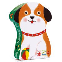puzzle silhouette firmin petit chien - DJECO DJ07280