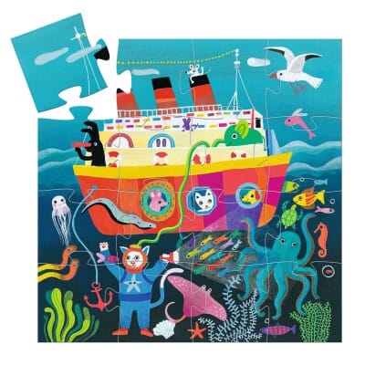 Puzzle silhouette La coisière des amis- DJECO DJ07274 3070900072749