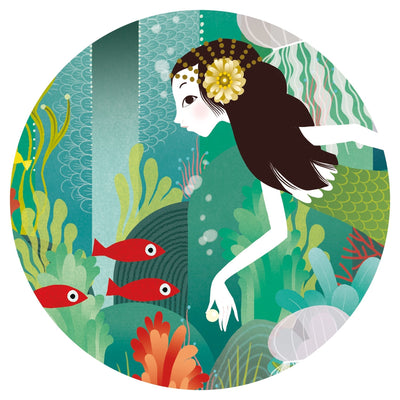puzzle silhouette Paradis aquatique - DJECO DJ07242