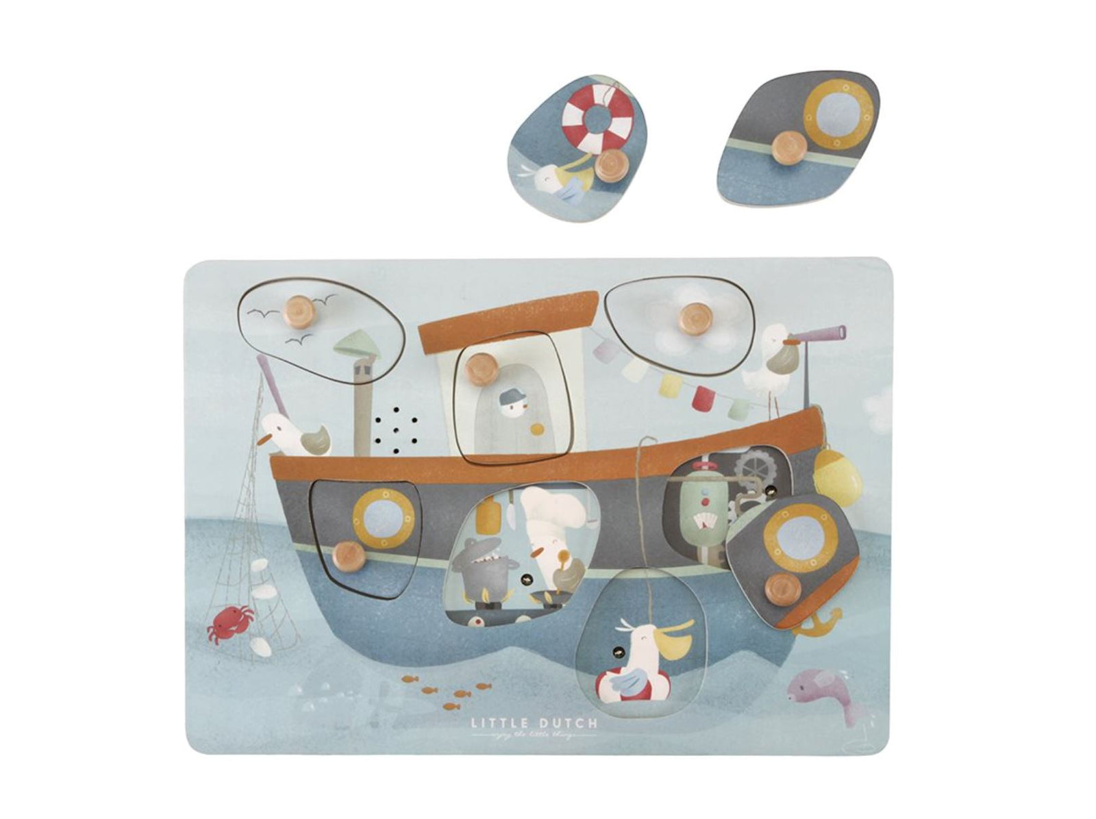 puzzle sonore Sailors Bay - LITTLE DUTCH LD4762 8713291447622