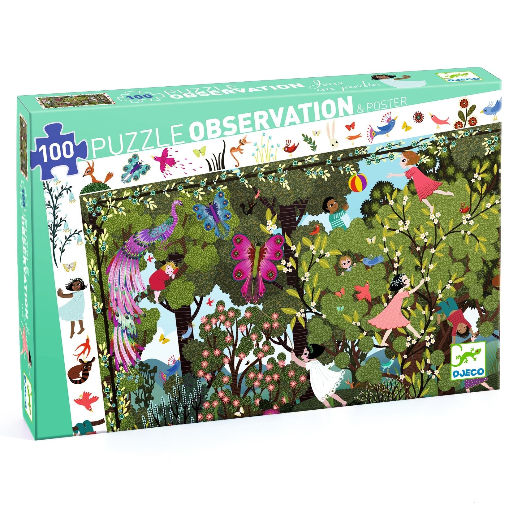 Puzzles observation jeux au jardin - DJECO DJ07512 3070900075122