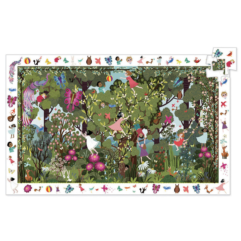 Puzzles observation jeux au jardin - DJECO DJ07512 3070900075122