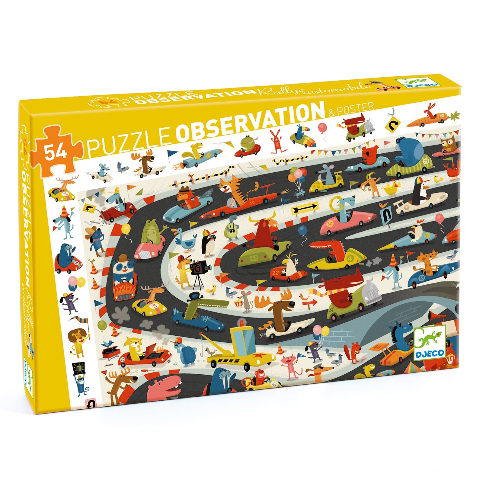 Puzzles observation Rallye automobile - DJECO DJ07564 3070900075641