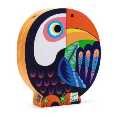 Puzzles silhouette Coco le Toucan - DJECO DJ07283 3070900072831