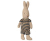 Rabbit micro knitted striped suit blue - MAILEG 16-1023-00 73691036