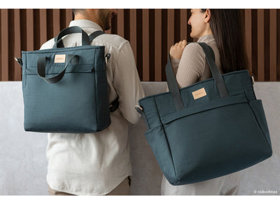 Sac a langer impermeable Baby on the go carbon blue - NOBODINOZ 8435574920157 8435574920157