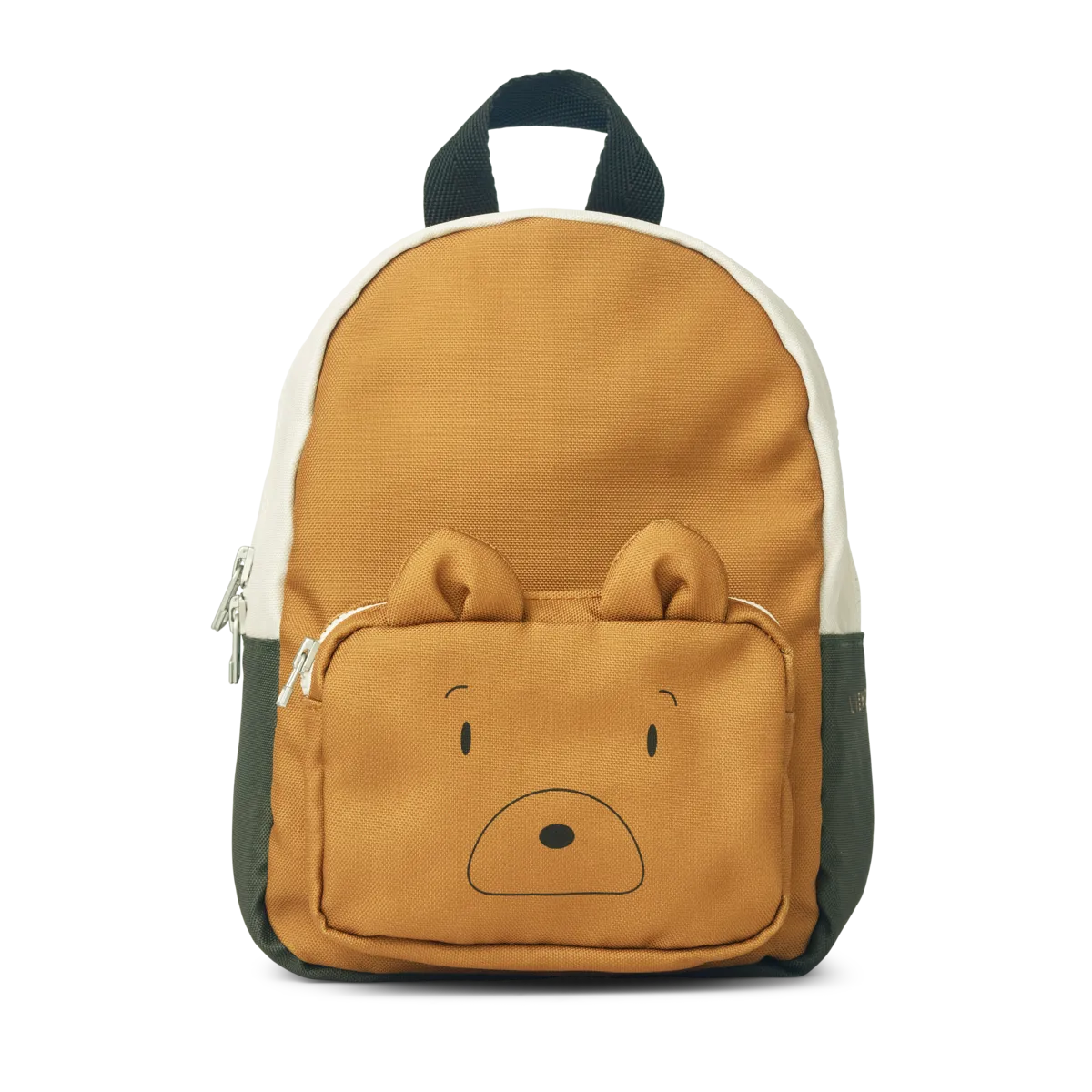 Saxo mini Backpack Mr bear golden caramel multi mix - LIEWOOD lw14920 1447 5715335003286