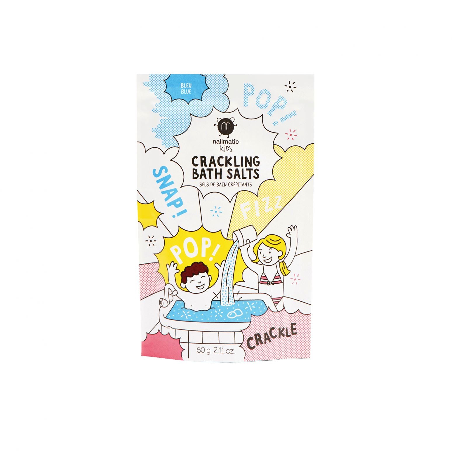 Sels de bain crepitants bleu - Nailmatic 731blueecrackling 3760229896132
