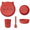 Set à manger Brody Chat apple red - LIEWOOD lw12430 94347243
